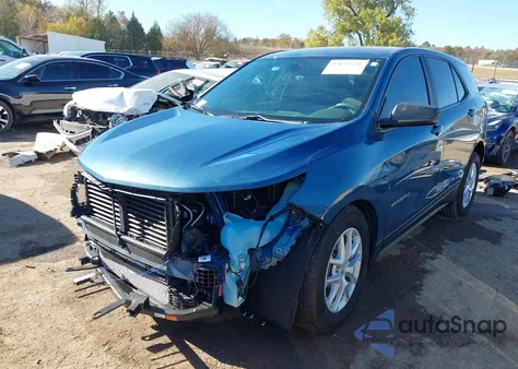 2024 Chevrolet Equinox Fwd Ls из США, поврежденный, VIN 3GNAXHEGXRL274205